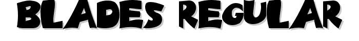 Blades Regular font
